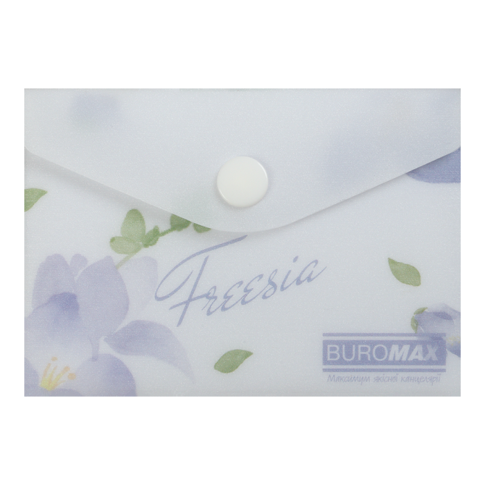 Папка-конверт на кнопке А7 Arabeski (сиреневый)