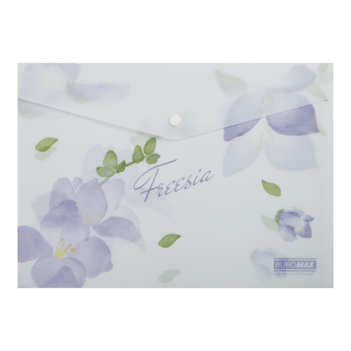 Папка-конверт на кнопці Arabeski А4 (бузковий)