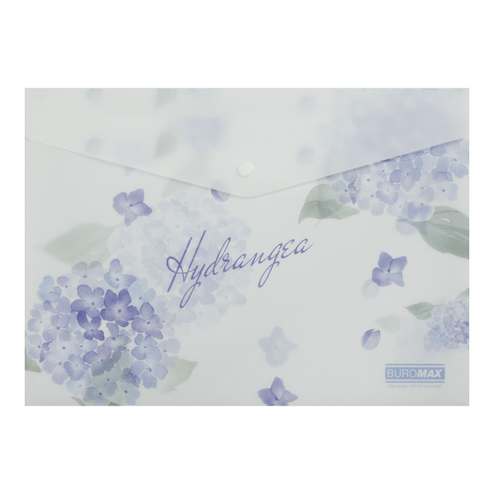 Папка-конверт на кнопці Arabeski А4 (світло-синій)