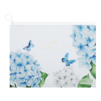 Папка-конверт на молнии zip-lock Arabeski А4 (прозрачный)