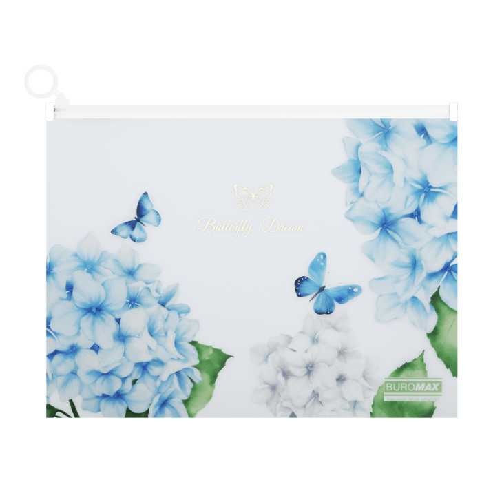 Папка-конверт на блискавці zip-lock Arabeski А4 (прозорий)