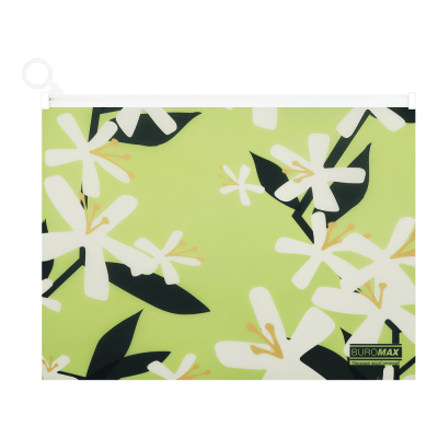 Папка-конверт на молнии zip-lock Arabeski А4 (салатовый)