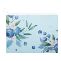 Папка-конверт на блискавці zip-lock Arabeski А4 (морська хвиля)