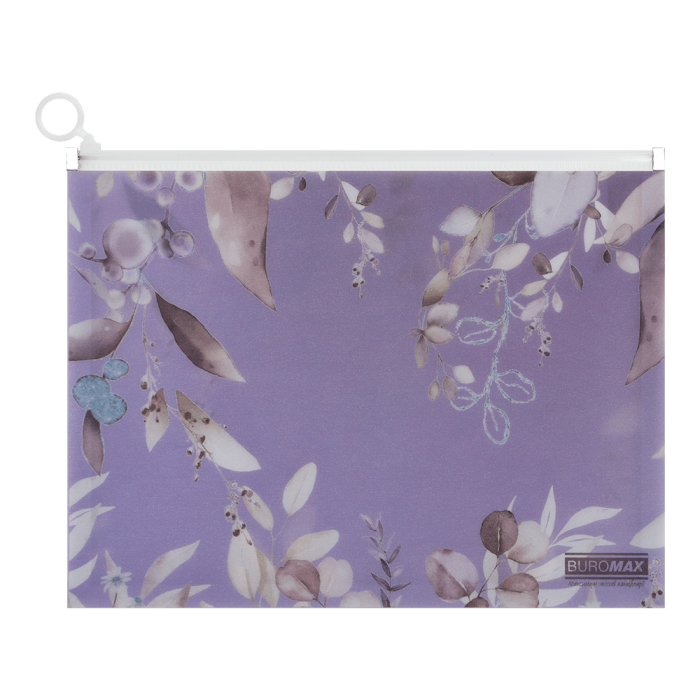 Папка-конверт на блискавці zip-lock Arabeski А4 (сливовий)