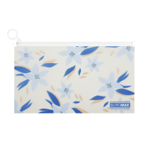 Папка-конверт на блискавці zip-lock DL Arabeski (маренго)