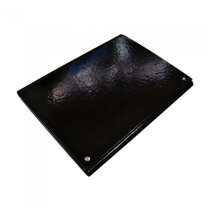 Папка-короб на липучці РР А4, 25мм (чорний)