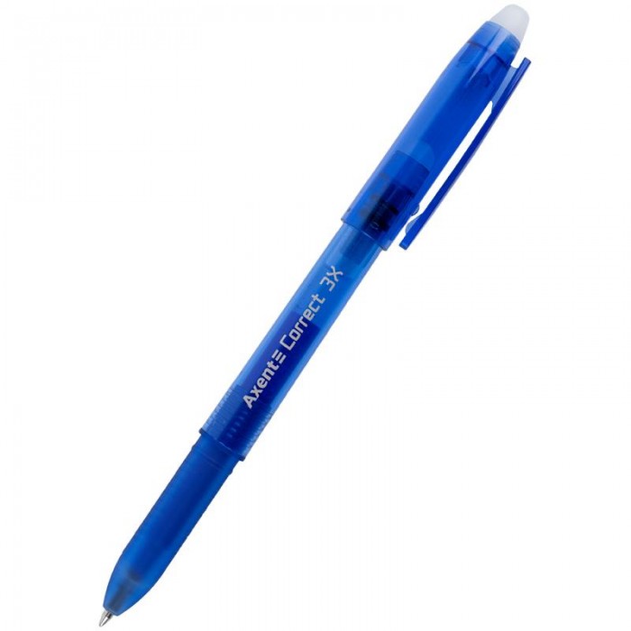 Ручка гелева Пиши-стирай Correct 3Х (синій) ag1122-02-a