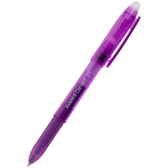 Ручка гелева Пиши-стирай Correct 3Х (фіолетовий) ag1122-11-a