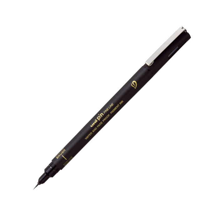 Лайнер-браш UNI PIN Extra Fine Brush (чорний)