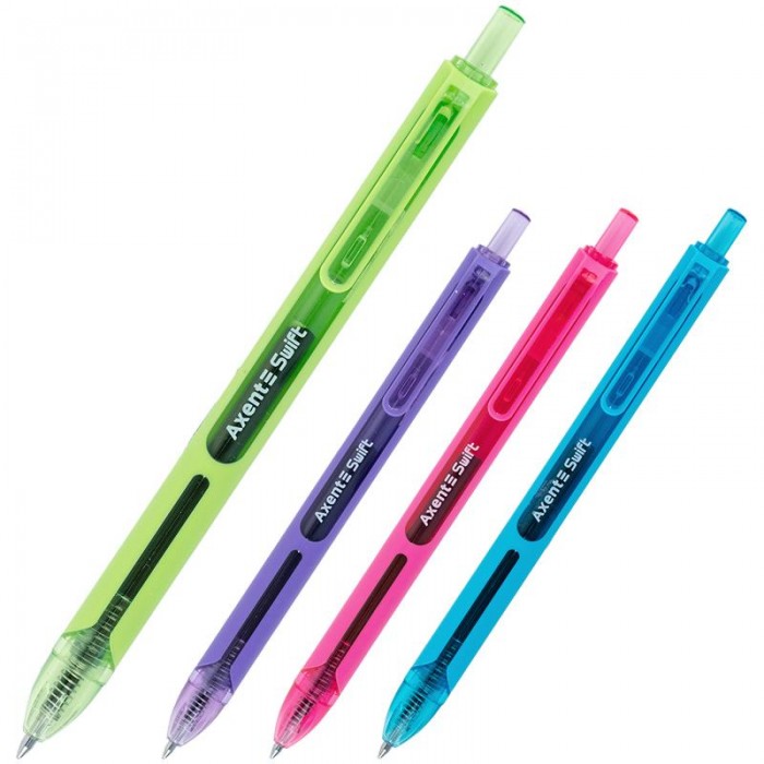 Ручка гелева автоматична Swift (синій) ag1119-02-a