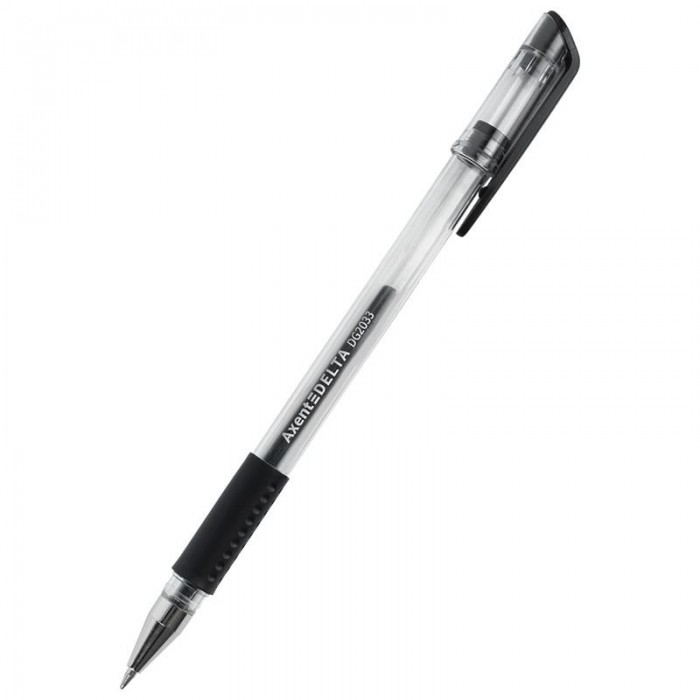 Ручка гелева (чорний) dg2033-01(12)