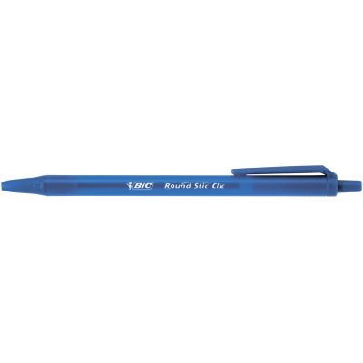 Ручка кулькова автоматична Round Stic Clic (синій) 