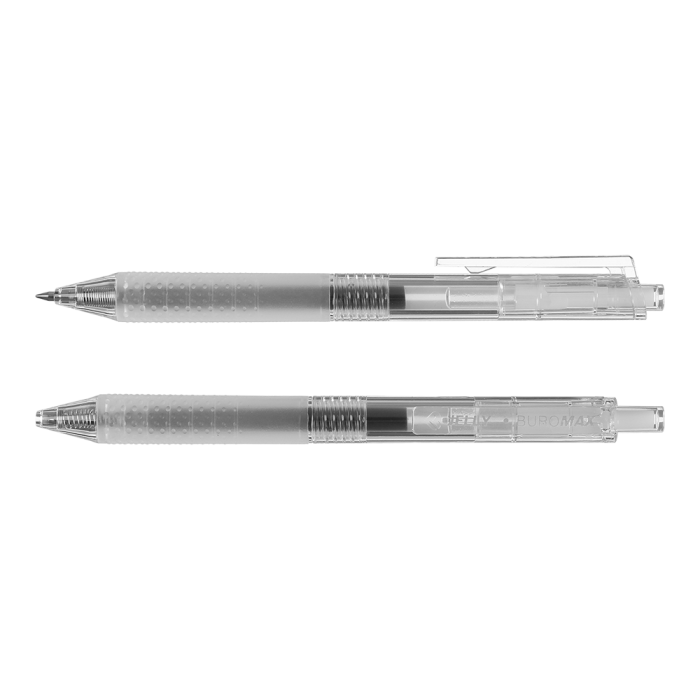 Ручка гелева автоматична Jelly (чорний) BM.8374-02