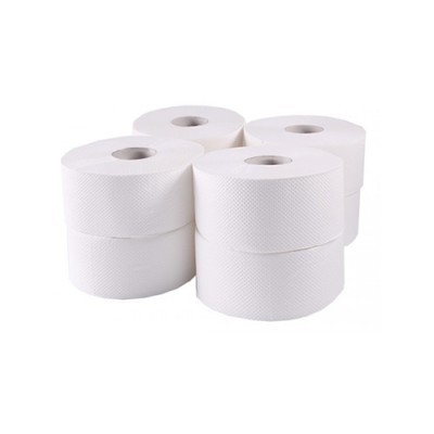 Туалетная бумага Джамбо, белая, 120м. (8 рулонов)