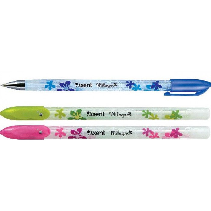 Ручка кулькова Milagro (синій) AB1011-02-A