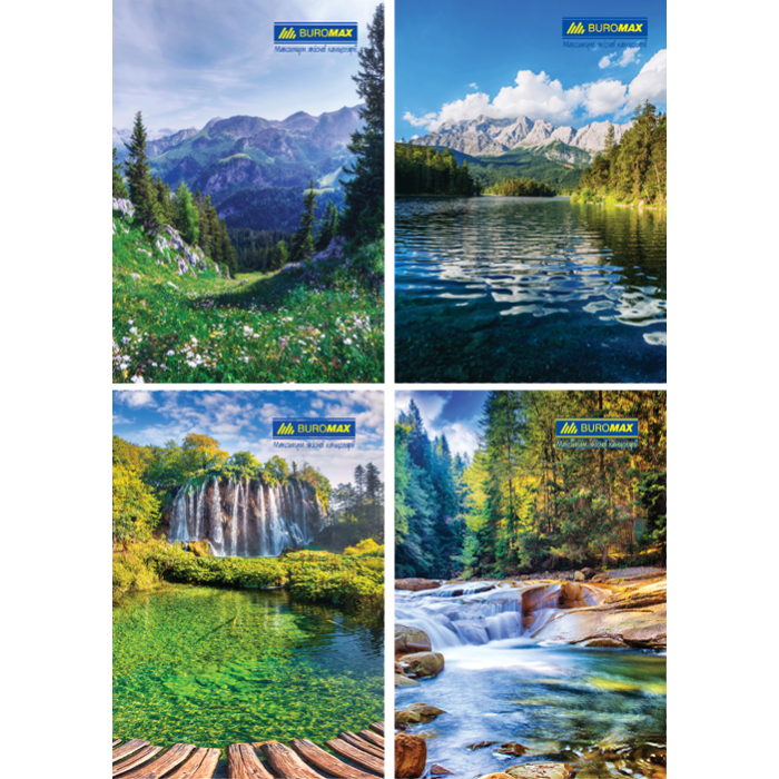 Книга канцелярська Jobmax (газетка) А4, 96арк. клітинка  bm.2430