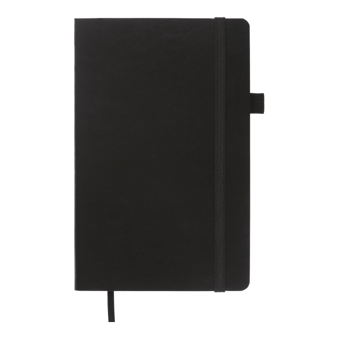 Книга записная Primo 125х195мм, 96л. черный (клетка) BM.291161-01