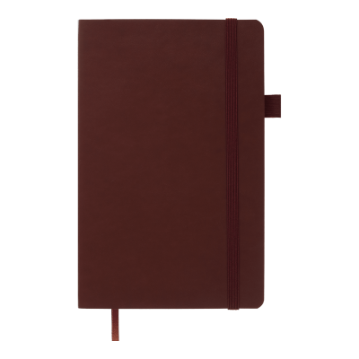 Книга записна Primo 125х195мм, 96арк. коричневий (клітинка) BM.291161-25