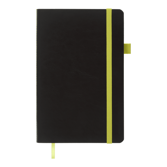 Книга записна Concept 125х195мм, 96 аркушів (клітинка) жовтий