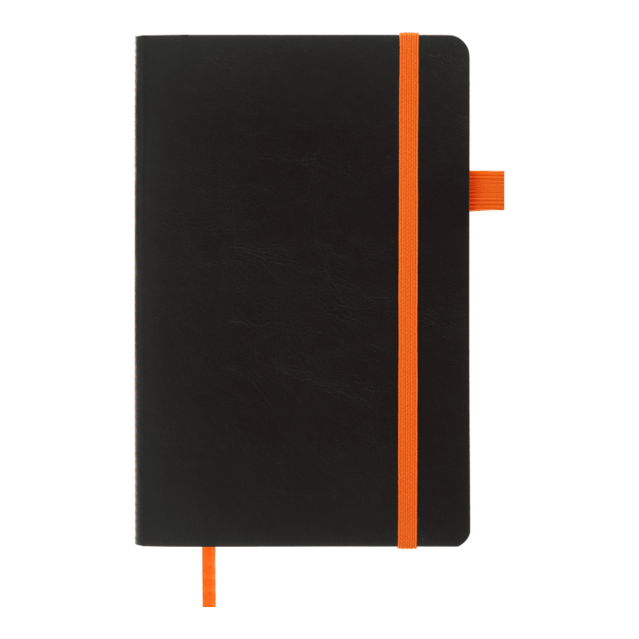 Книга записна Concept 125х195мм, 96 аркушів (клітинка) помаранчевий