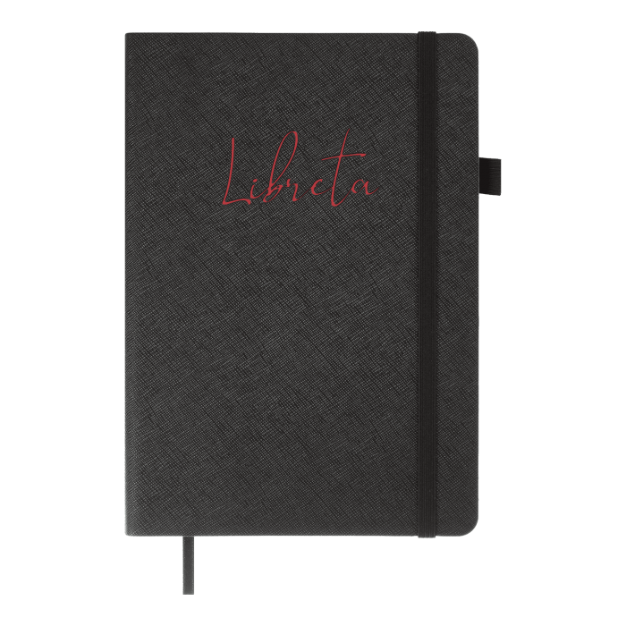 Блокнот діловий Libreta А5, 96арк. чорний (нелінований)  BM.295017-01