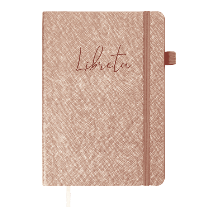 Блокнот діловий Libreta А5, 96л. бежевий (нелінований) BM.295017-28