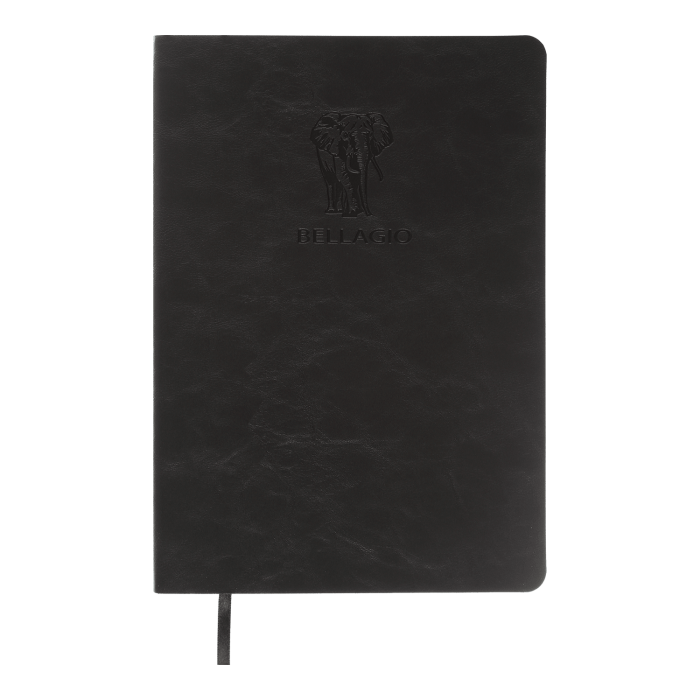 Блокнот діловий Bellagio А5, 96арк. чорний (клітинка) BM.295118-01