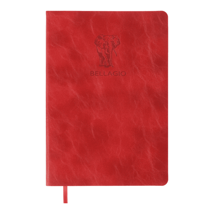 Блокнот діловий Bellagio А5, 96арк. червоний (клітинка) BM.295118-05