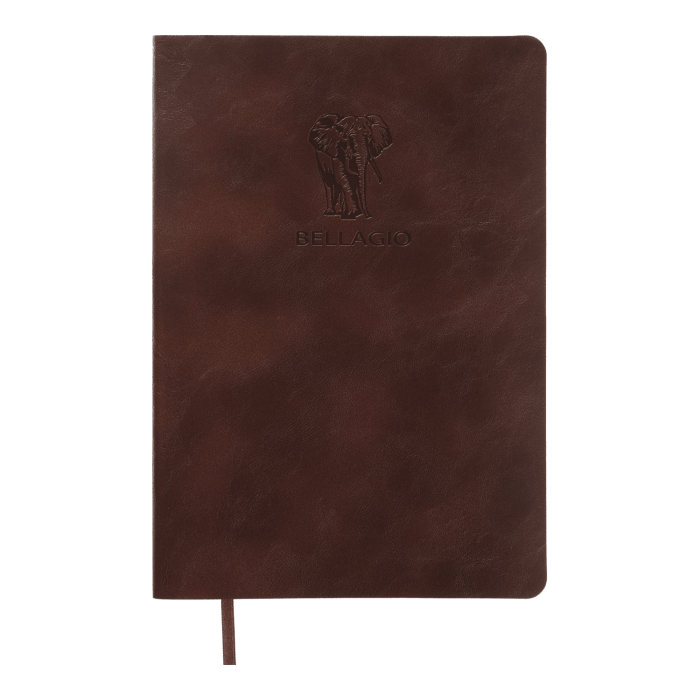 Блокнот діловий Bellagio А5, 96арк. коричневий (клітинка) BM.295118-19