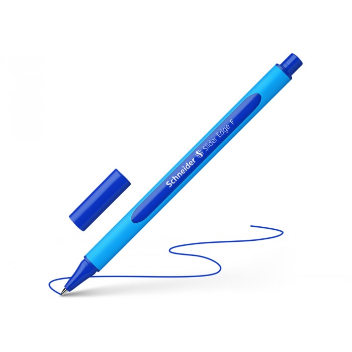 Ручка масляная Schneider SLIDER EDGE F (синий)