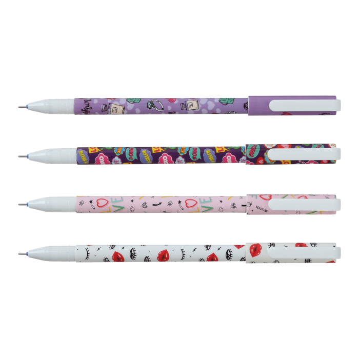 Ручка гелева Пиши-стирай для дівчаток (синій) 12 шт/дисплей