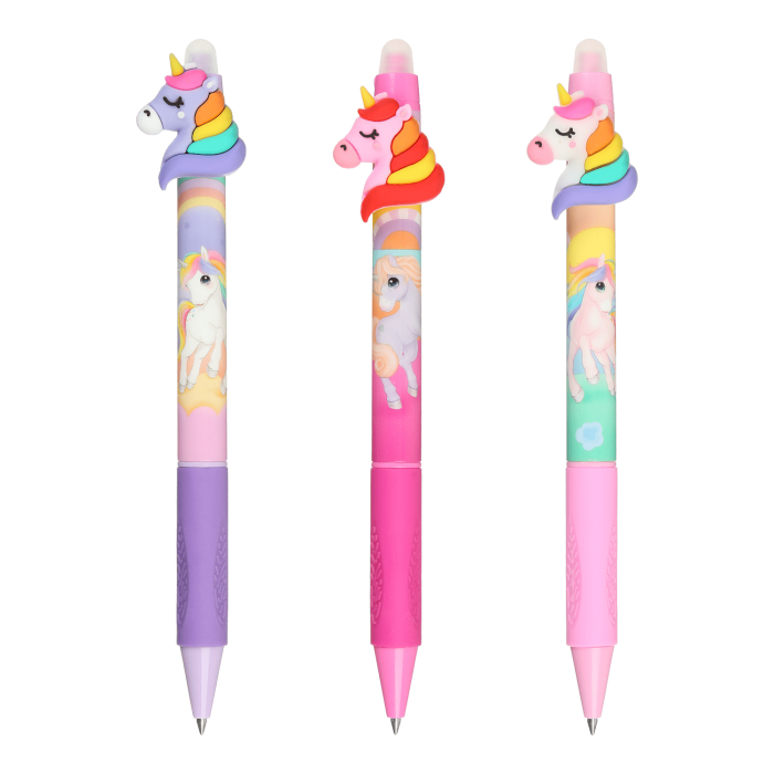 Ручка гелева Пиши-стирай Unicorn (синій) асорті