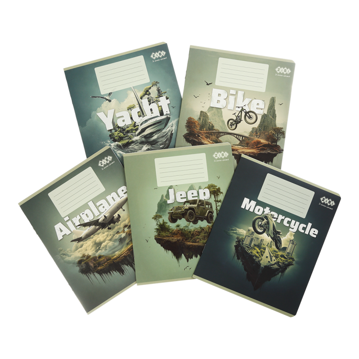 Зошит 18 аркушів, клітинка Transport