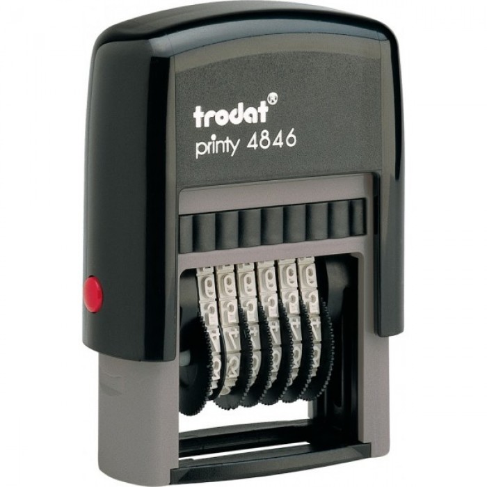 Мінінумератор пластиковий Trodat 4846, 6-ти розрядний, 4мм