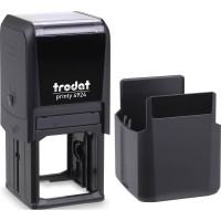 Оснастка для круглой печати Trodat, диам 40 мм, пластик, черный