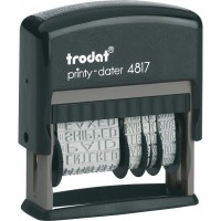 Датер с 12-ю бухгалтерскими терминами Trodat Printy 4817, лат, 3,8 мм