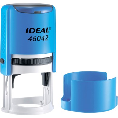 Оснастка для круглой печати Ideal, диам 42мм, синий