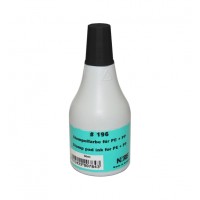Штемпельна фарба на спиртовій основі для поліетилену № 196, 50мл (чорна)