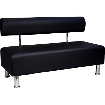 Диван офисный Примтекс плюс Aspetto 02 D-5 black