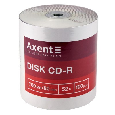 Диск CD-R AXENT 700MB/ 80min 52x bulk 8101-A