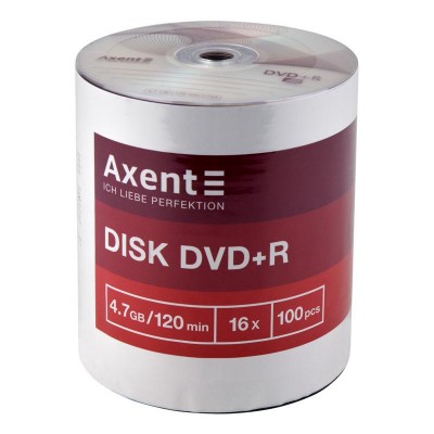 Диск DVD+R 4,7Gb/ 120min 16x bulk 100шт. 8107-A