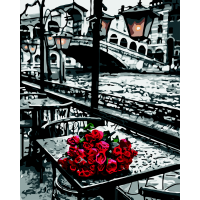 Картина по номерам Красные розы 40х50см. Art Line