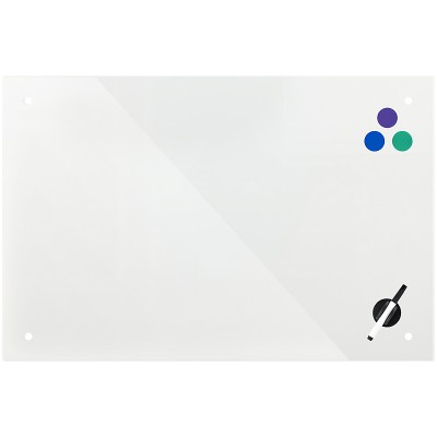 Доска стеклянная, магнитно-маркерная, белая (120х90см) 