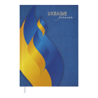 Ежедневник недатированный А5 Ukraine (синий) 288стр