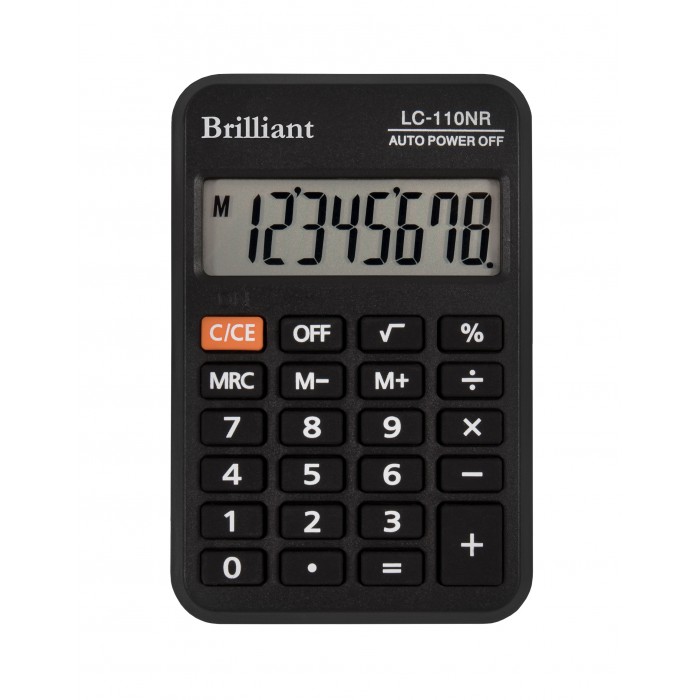 Калькулятор кишеньковий BRILLIANT LC-110NR