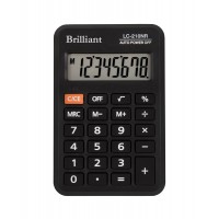 Калькулятор кишеньковий BRILLIANT LC-210NR