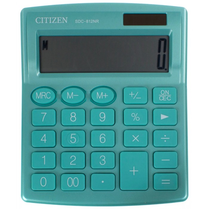 Калькулятор CITIZEN SDC-812NRGNE green