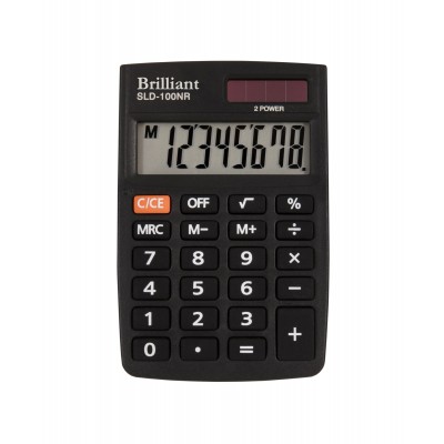 Калькулятор кишеньковий BRILLIANT SLD 100NR