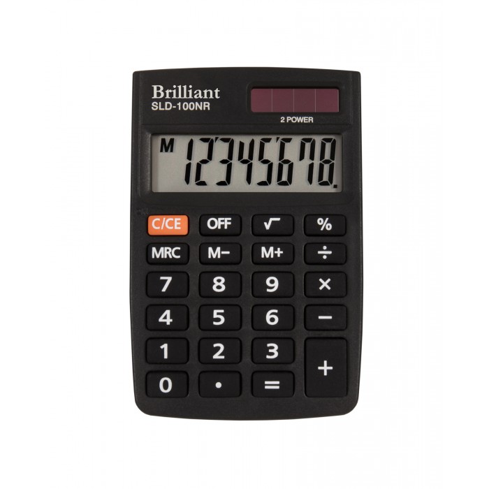 Калькулятор кишеньковий BRILLIANT SLD 100NR