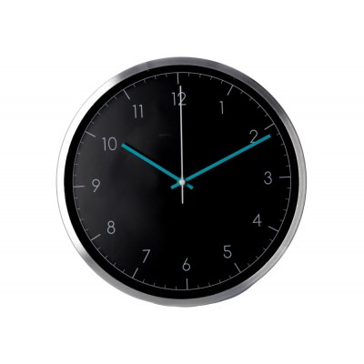 Часы настенные металлические Optima Modern (черные)